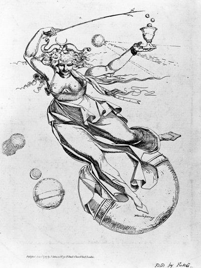 The Mighty Mother Sails Through the Air, Frontispiece to Theophilus Swift
